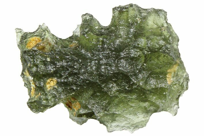 Green Moldavite Tektite ( g) - Besednice, Czech Republic #376334